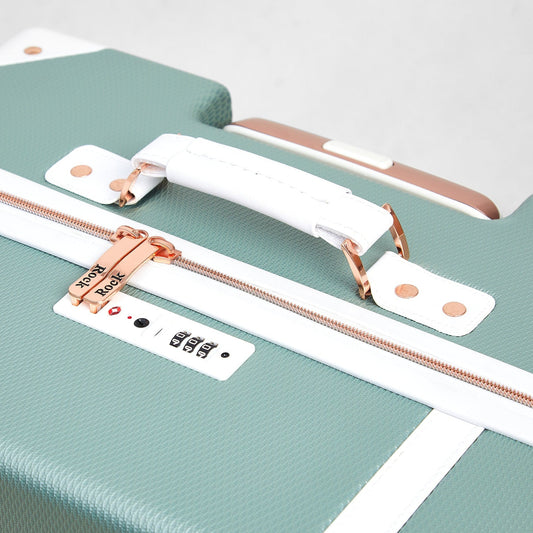 Ensemble vintage 3 pièces à coque rigide - Vert sauge